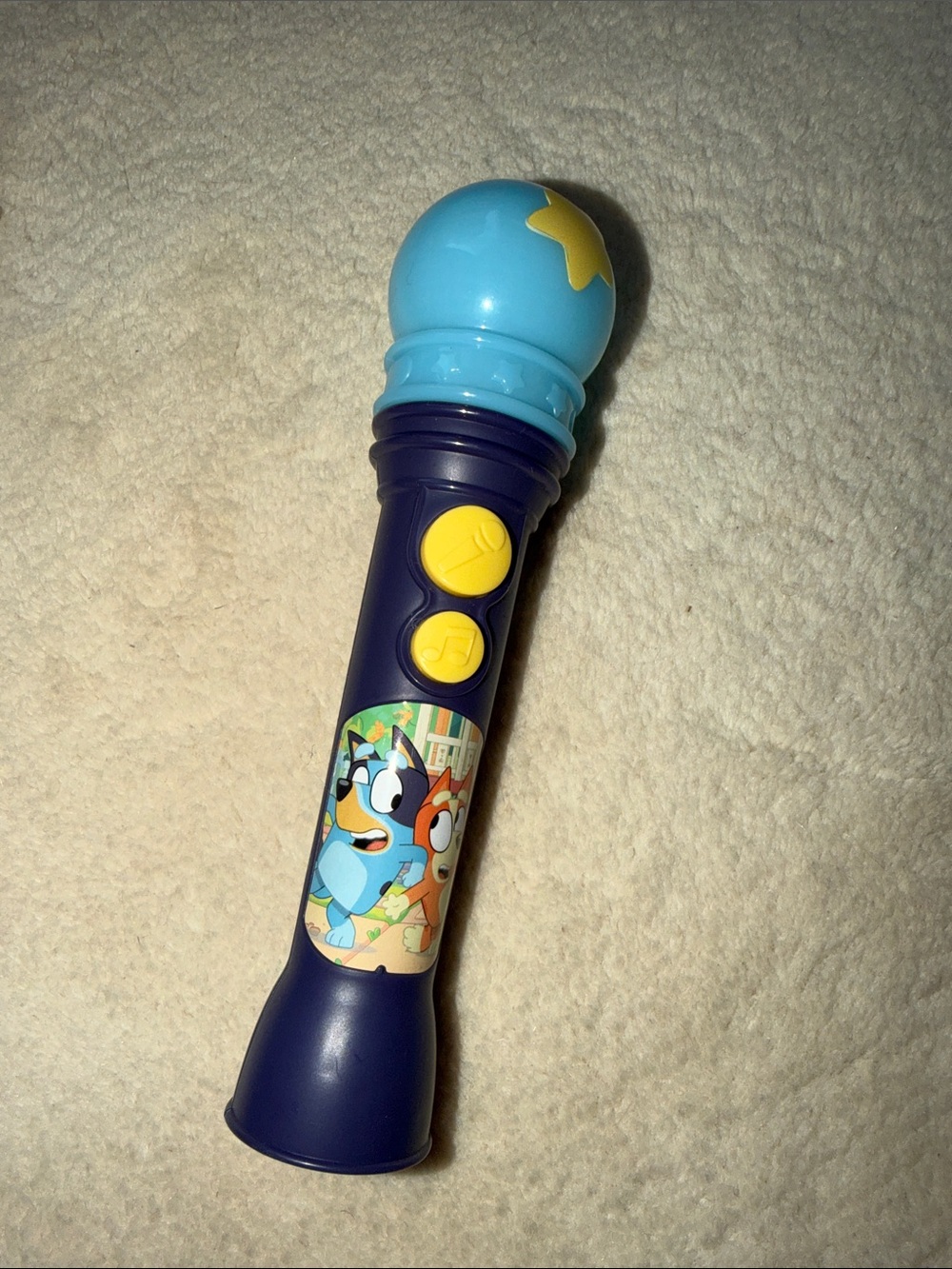 Bluey Kids Microphone Toy - Interactive Singing Fun